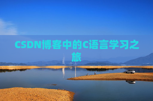 CSDN博客中的C语言学习之旅